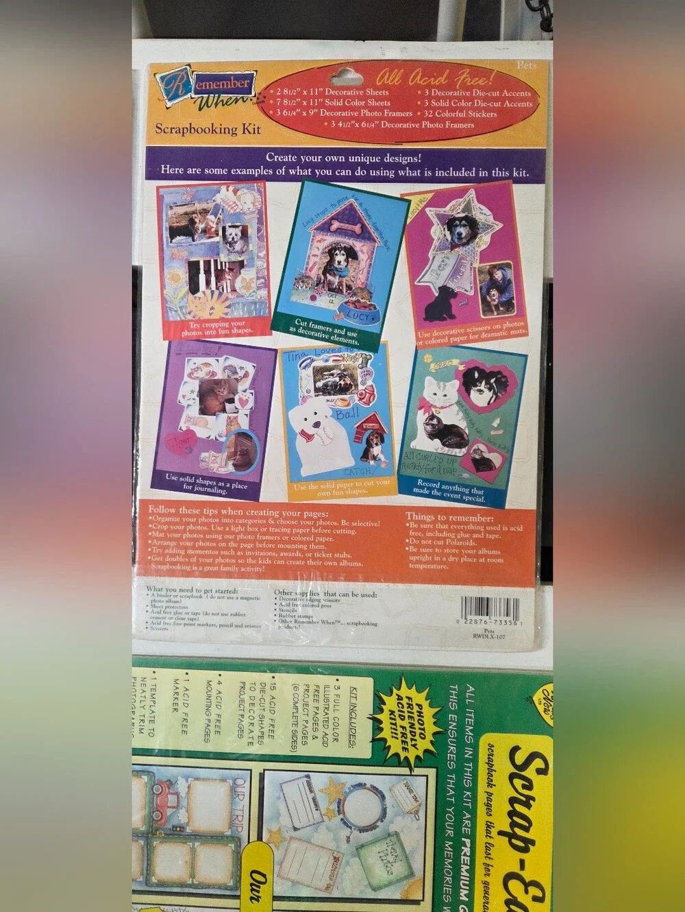 NEW Scrapbooking Supplies - 4 Packs